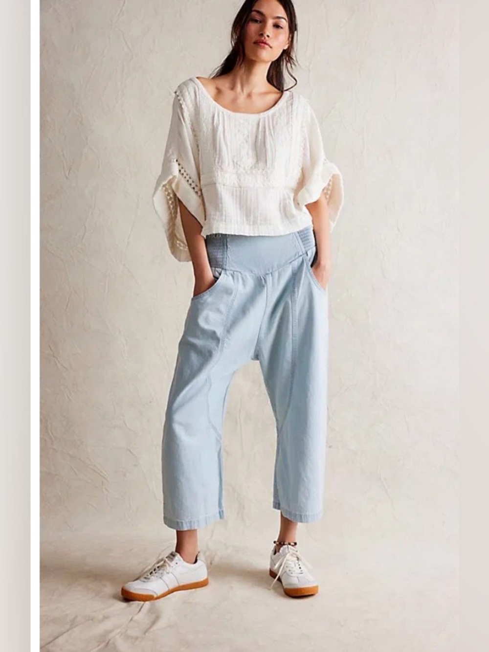 We the Free Lunan Crop Harem Jeans 🔥 Size L